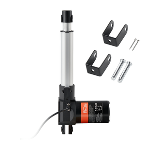 Attuatore Lineare 12V da 6 Pollici per Carichi Pesanti, Capacità 1320 libbre/6000N, Velocità 0,19 pollici/s, con Staffa di Montaggio e Cilindri - Product Image 1