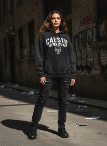 Sudadera con Capucha Oversize de Algodón 100% con Logo Bordado, Estilo Boxy Desgastado, Lavado Ácido, Bajo sin Rematar, Vintage Hip-Hop Streetwear para Hombre, Personalizada OEM - Product Image 5