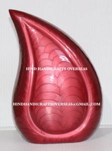 Urnas antiguas de cremación de aluminio Urnas funerarias de alta calidad con acabado brillante pintado Diseñado fabricado por adultos HHO - Product Image 5