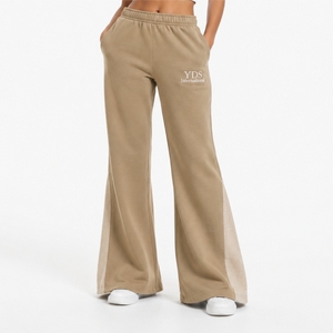 Custom Women's <b>Wide</b> <b>Leg</b> Flare Sweat <b>Pants</b> Soft Spandex/Cotton Fabric Regular Fit <b>Lounge</b> Premium Quality Quick Dry <b>Pant</b> - Product Image 1