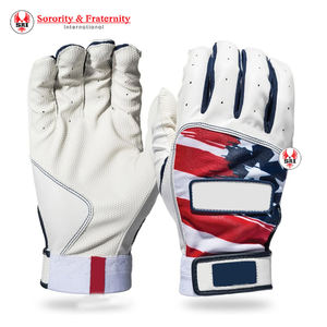 Guantes de Béisbol Personalizables, Transpirables y Cómodos, Guantes Deportivos Antideslizantes, Guantes de Béisbol de Cuero Cabretta - Product Image 1
