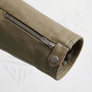 Veste de moto en cuir véritable pour homme de qualité supérieure, nouvelle arrivée, vestes de moto d'hiver, protections amovibles, personnalisables - Product Image 6