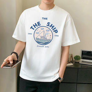 Camisetas personalizadas con estampado gráfico para hombre, camisetas extragrandes, camisetas de jersey, camisetas 100% algodón para hombre, manga corta - Product Image 3