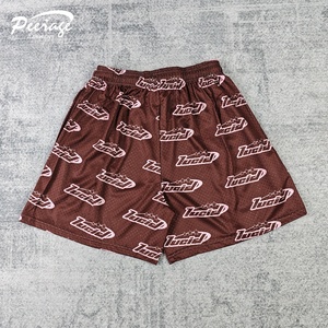 Manufacturer Custom Men's Gym Basketball Sport <strong>Shorts</strong> Sublimation <strong>Double</strong> Single <strong>Layer</strong> Polyester 5 Inch <strong>Mesh</strong> <strong>Shorts</strong> for Men Kids - Product Image 2