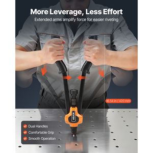 Kit di Utensili per Rivetti da 17 Pollici con 13 Mandrini e 130 Dadi, Misure Metriche e SAE M3 M4 M5 M6 M8 M10 M12 per Rivettatrici Pneumatiche - Product Image 5