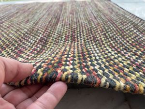 Tapis tissé plat en laine multicolore, prix direct fabricant, texturé, antidérapant, fait main, moderne, pour intérieur, et ensembles de tapis. - Product Image 2