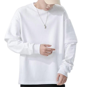 เสื้อยืดสีเขียวทรงโอเวอร์ไซส์แบบยูนิเซ็กซ์ แขนยาวสีขาว คอกลม ทรงลำลอง ผ้าเจอร์ซีย์ 300 GS ผ้าฝ้าย 100% เป็นมิตรกับสิ่งแวดล้อม ระบายอากาศได้ดี - Product Image 6