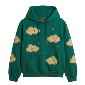 เสื้อฮู้ดโอเวอร์ไซส์สำหรับผู้หญิง ฤดูหนาว ผ้าฝ้าย 100% เป็นมิตรกับสิ่งแวดล้อม น้ำหนักเบา แห้งเร็ว ระบายอากาศได้ดี รับสกรีนโลโก้ตามสั่ง MOQ ต่ำ - Product Image 1