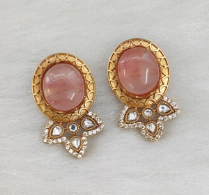 Premium Quality <b>Beautiful</b> <b>Earrings</b> Minimal Wear Suits Both Ethnic And Western Wear Perfect For Party Wear, Office Wear - Product Image 4