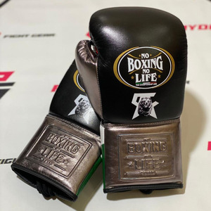 Guantes de Boxeo Rojos Estilo Mexicano, Sin Boxeo No Hay Vida, de Cuero Vacuno Auténtico de Primera Calidad, Cierre con Cordones Ajustables - Product Image 5