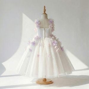 Robe de bal 3D à fleurs féeriques pour femme, robe de mariée, robe de princesse pour enfants, robe de soirée élégante, robe de cérémonie pour adolescentes, vente en gros de haute qualité - Product Image 3