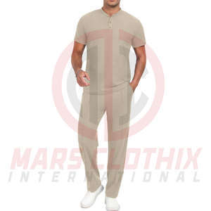Trajes Deportivos de Verano para Hombre de Alta Calidad, Transpirables, Ligeros y de Secado Rápido, Ropa Deportiva de Algodón para Gimnasio, Fitness y Entrenamiento - Product Image 3