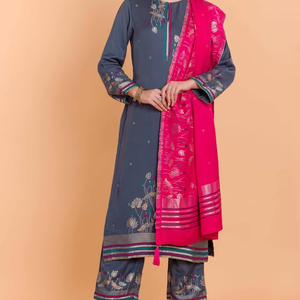 Safaa Brand Designer Viscose Woven Salwar Kameez Ladies <b>Kurta</b> Pant Set with Jacquard Dupatta Safaa kani <b>Women</b> Suits Material - Product Image 1