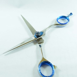 Wholesale Custom logo 6 Inch Swivel <b>Rings</b> Japanese Stainless Steel Hair Scissors Hair Cutting Salon Scissors Professional Barber - Product Image 3