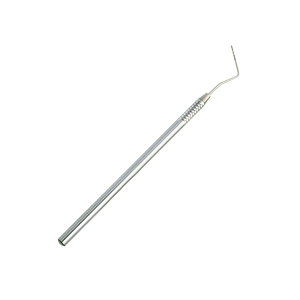 เครื่องมือผ่าตัดทางทันตกรรม GDC Moon Dental Explorer Probe แบบปลายเดียว ใช้ซ้ำได้ คุณภาพใหม่ ได้รับการรับรองมาตรฐาน CE ด้ามจับแบบมีลายกันลื่น สีเงิน - Product Image 4