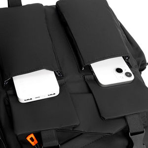 Fashion <b>Nylon</b> <b>Backpack</b> Unisex Softback Style Water Resistant Zipper Closure Multi Functional 20-36L Capacity Shoulder Strap - Product Image 6