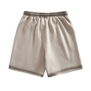 Shorts en jean baggy noirs personnalisés pour hommes, avec rivets, coupe large, style streetwear, effet usé, surdimensionnés, OEM ODM, vente en gros - Product Image 5