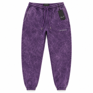Pantalones Deportivos de Secado Rápido, Pantalones Deportivos de Moda para Hombre, Lavado Ácido, Cintura Alta, Color Sólido, 100% Algodón, Transpirables - Product Image 1