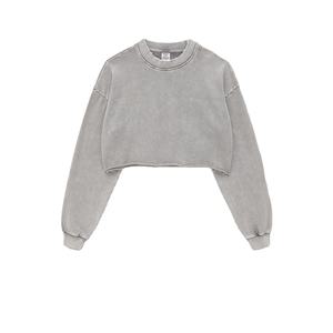 Sudadera Deportiva para Mujer, Personalizable con Logotipo, Corte Holgado, Mangas Largas, Hombros Caídos, Estilo Pullover - Product Image 4