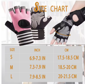 <b>Weight</b> Lifting <b>Gloves</b> with Wrist Support Anti-Slip, Breathable Gym <b>Gloves</b> with Palm Protection for Workout & Fitness <b>Training</b> - Product Image 2