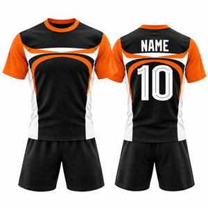 Conjunto de Uniforme de Fútbol Americano 7v7 Sublimado Personalizado, Transpirable, para Adultos, Pantalones Cortos Deportivos de Poliéster - Product Image 4