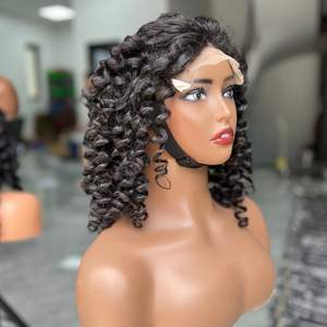 Mejor Opción 4x4 para Cierre de Encaje 200g Sin Pegamento Cabello Humano Virgen Remy Vietnamita con Doble Trama a Máquina Tamaños Personalizados Profundos - Product Image 1