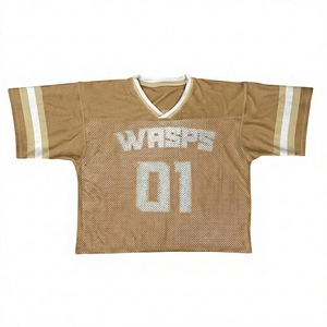 Camiseta de Fútbol Americano de San Diego para Hombre, Marca Wasps, Cuello en V, Sin Mangas, Malla Transpirable, 100% Poliéster, Uniforme para Adulto, Corte Regular - Product Image 6