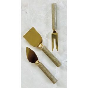 Handmade Collection Cheese Knife <b>Green</b> Resin Handle Stainless Steel Blade Dishwasher <b>Microwave</b> Oven Safe Durable Cheese Tools - Product Image 6