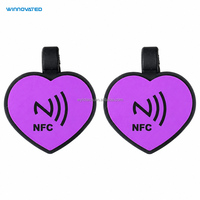 Etiquetas de Silicona para Perros con Código QR Programable, Grabables con NFC, Venta al Por Mayor