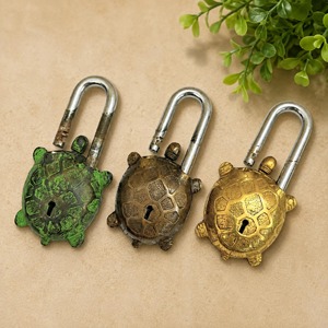 Affordable Padlock Patina Finish Turtles Shaped Strong And Durable Padlock Factory Direct Heavy Duty <b>Locks</b> For Securing Gates - Product Image 5
