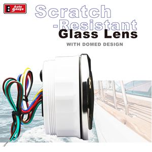 85mm 3 3/8 inch phổ điện Tự động đo 2in1 trắng GPS Đồng hồ tốc độ 160 <span class=keywords><strong>MPH</strong></span> đo đường chùm cao tín hiệu rẽ tachometer MAR - Product Image 3