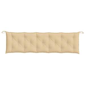 Coussin de banc de jardin 100% polyester mélangé beige, coussins et oreillers d'extérieur - Product Image 4