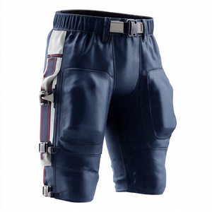 Sportswear Football Padded Pants Men's American Football Practice Pants Training Wear American Football Shorts - Product Image 2