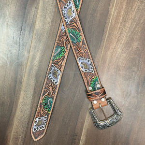 เข็มขัดหนังวัวแท้ปรับระดับได้เกรดสูงสำหรับผู้ชายและผู้หญิง - Product Image 5