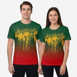 เสื้อฟุตบอลซับลิเมชั่นแบบยูนิเซ็กซ์สำหรับทีมกีฬา เสื้อยืดระบายอากาศแขนสั้น ชุดฝึกซ้อมแบบกำหนดเองได้ - Product Image 2