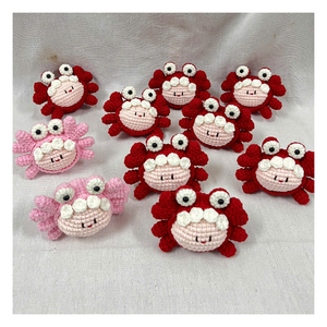 Animaux en crochet faits à la main, jouets doux, adorables poupées amigurumi pour enfants, cadeaux, fournisseur en gros, usine au Vietnam, fabrication OEM disponible - Product Image 5