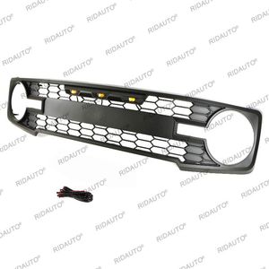 Parrilla Delantera Negra ABS para Bronco 2022 con Luces LED, Compatible con Bronco - Product Image 3