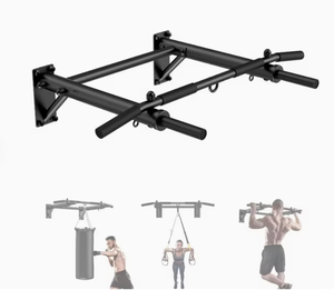 บาร์โหนติดผนังแบบหลายจุดจับ สำหรับออกกำลังกายที่บ้าน ทำจากเหล็ก - Product Image 2