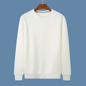 เสื้อสเวตเชิ้ตคอกลมโอเวอร์ไซส์บุขนผ้าฝ้าย 100% หนานุ่มสำหรับฤดูหนาวสำหรับผู้ชาย - Product Image 4