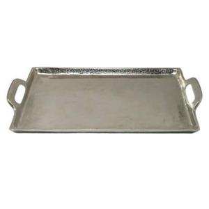 Bandeja Rectangular para Servir Alimentos con Diseño Floral Grabado, Diseño Sólido, Bandejas Decorativas Hechas a Mano para Uso en Restaurantes - Product Image 5