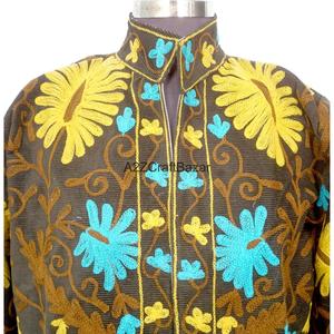 Handmade Classy Embroidered Vintage Cotrise <b>Jacket</b> Women Eco-Friendly Quick Dry Breathable Cotton Lining Full Winter Summer - Product Image 2