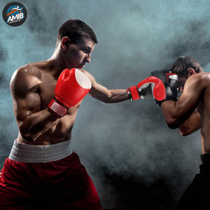 Guantes de Boxeo Profesionales de Cuero con Diseño Moderno para Entrenamiento de Muay Thai, Absorción de Humedad, Antideslizantes, Cierre de Gancho y Bucle - Product Image 3