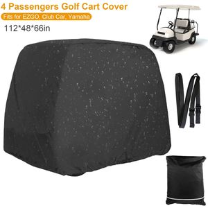 Copertura Universale per Golf Cart a 4 Posti, Impermeabile 210D e Resistente ai Raggi UV, per EZGO Club Car Yamaha - Product Image 2