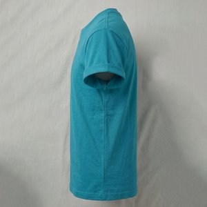 Wholesales Women's Seagreen High Quality T-Shirts – Heavyweight 300 GSM Cotton Custom Printed Logo Tee O-Neck highstreet Shirts - Product Image 4