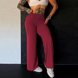 เลกกิ้งออกกำลังกายคุณภาพสูงสำหรับผู้หญิง ไม่มีตะเข็บด้านหน้า ทรงขาตรง - Product Image 1