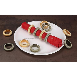 Servilletero decorativo con servilleteros de diseñador de cuentas de alta calidad con diferentes diseños Servilletero de lujo de la India - Product Image 3