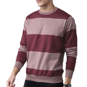 เสื้อสเวตเชิ้ตผู้ชายมีสไตล์ ผ้าฝ้ายผสม ทรงโอเวอร์ไซส์ แฟชั่นสตรีทแวร์ อุ่นสบายสำหรับฤดูหนาว เสื้อพูลโอเวอร์สำหรับผู้ชาย - Product Image 1