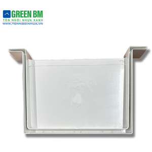 Système de gouttières en PVC trapézoïdales en forme de U pour eaux de pluie, prix fabricant Vietnam, gouttières industrielles en plastique - Product Image 5