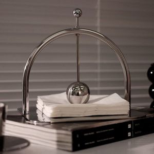 Industrial Style Metal Napkin Holder For Modern Kitchen Counters Dining Tables And Stylish Cafe Accessories - Product Image 4