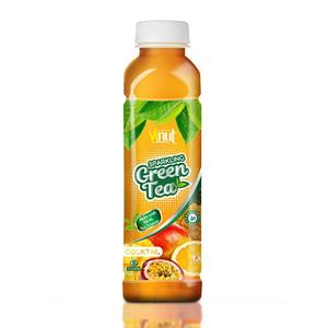 Eau gazeuse premium 500 ml au thé vert et aux agrumes exotiques, fabricant de boissons OEM ODM sous marque privée - Product Image 4